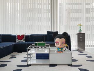 Youthful Interiors Peppered With Art, Sculpture And Collectibles