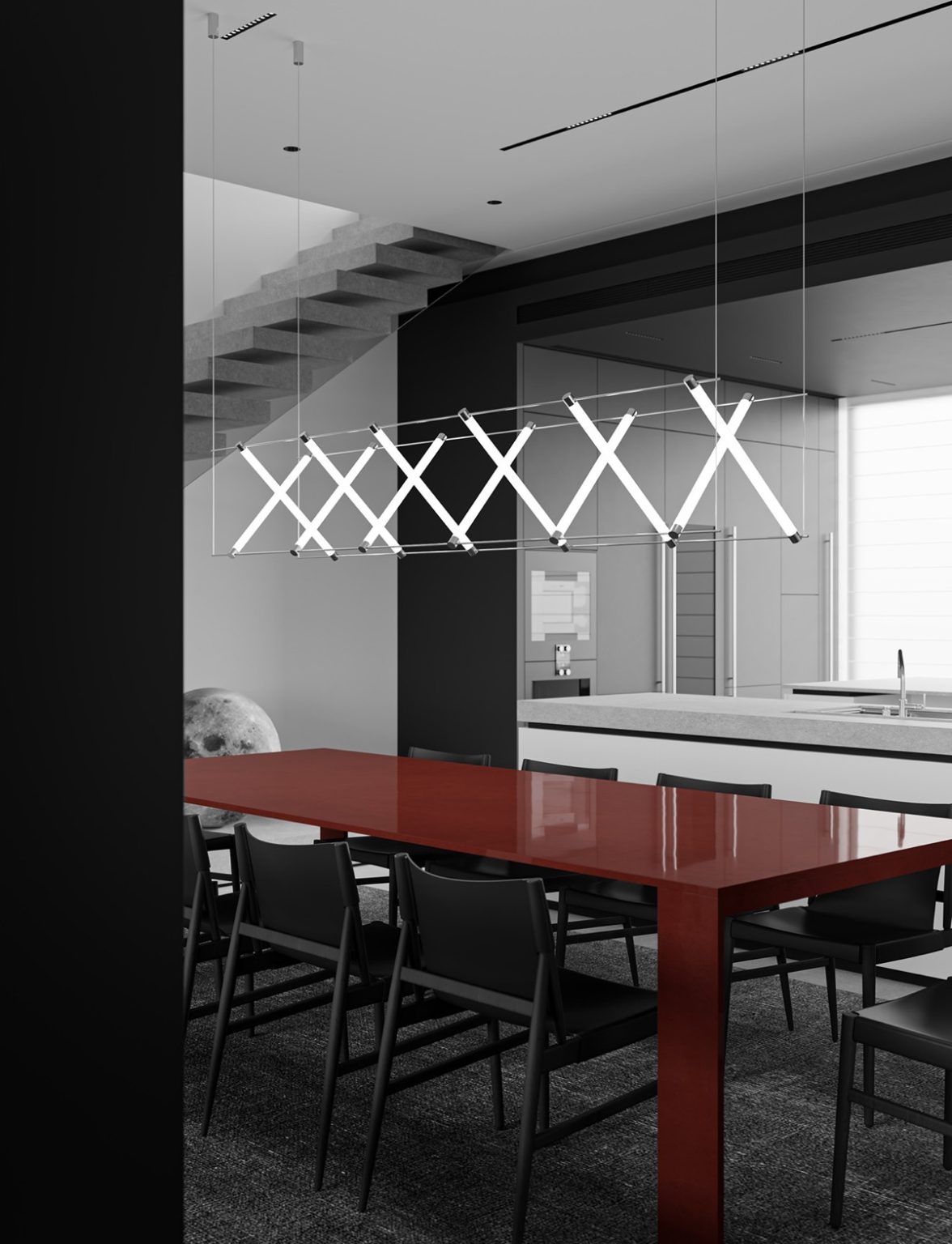 black and red dining room Interior Design Ideas