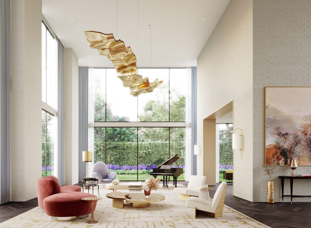 high ceilinged living room | Interior Design Ideas