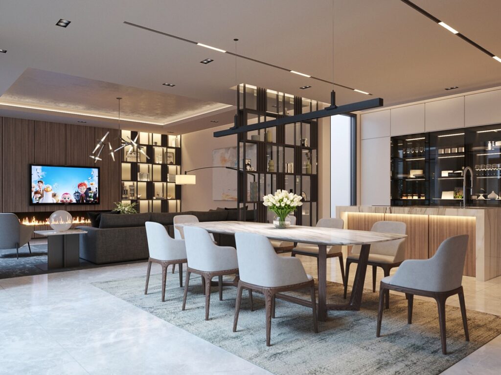 open plan dining room Interior Design Ideas