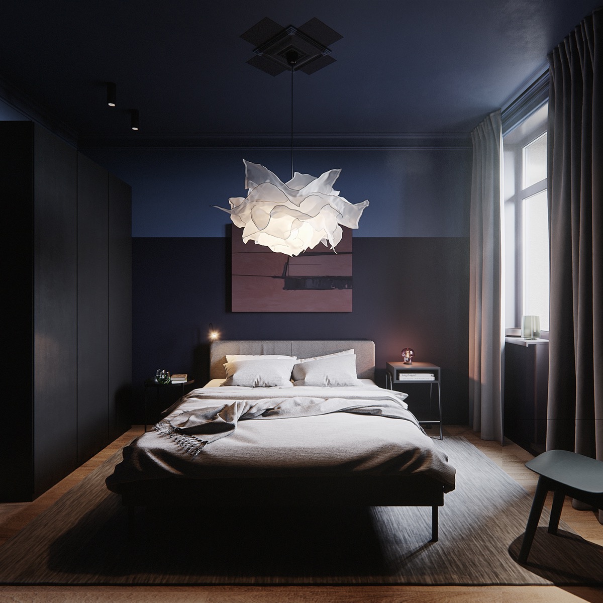 Thiết kế phòng ngủ dark bedroom decor Điểm nhấn decor tối trong ...