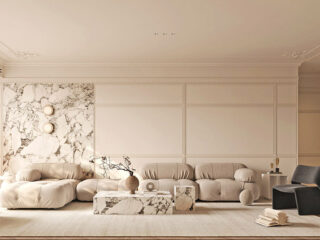 Smooth Warm White And Cream Interior Dreams