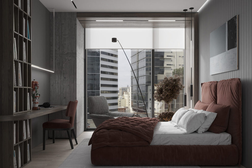Picture of High-end City Apartment Tour (With Floor Plan)