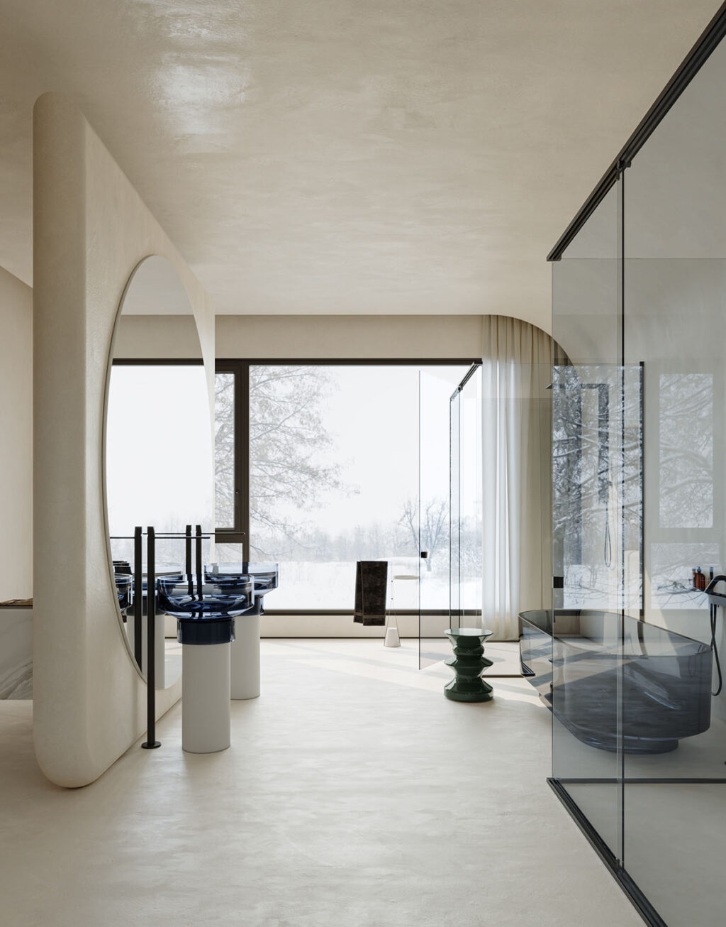 pedestal sinks Interior Design Ideas