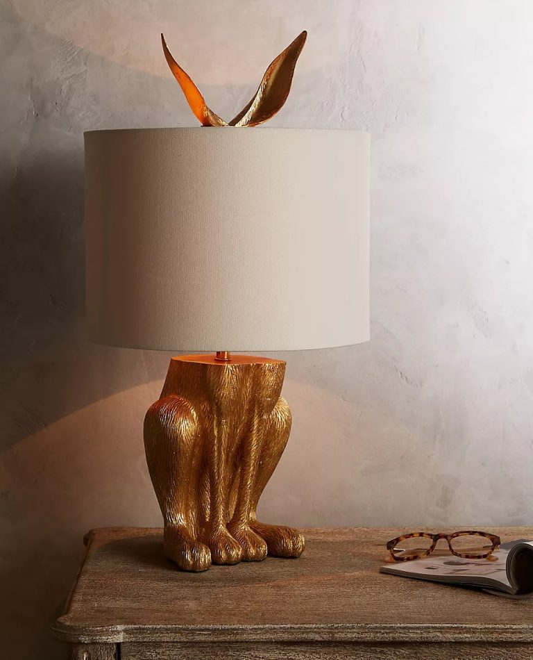 beautiful unique rabbit shaped side table lamps for living room unusual ...