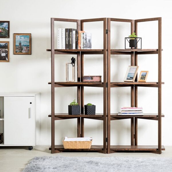 designer collapsible display shelves for living room popup shop