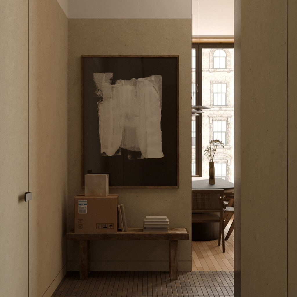 Expressive Espresso And Cream Interiors