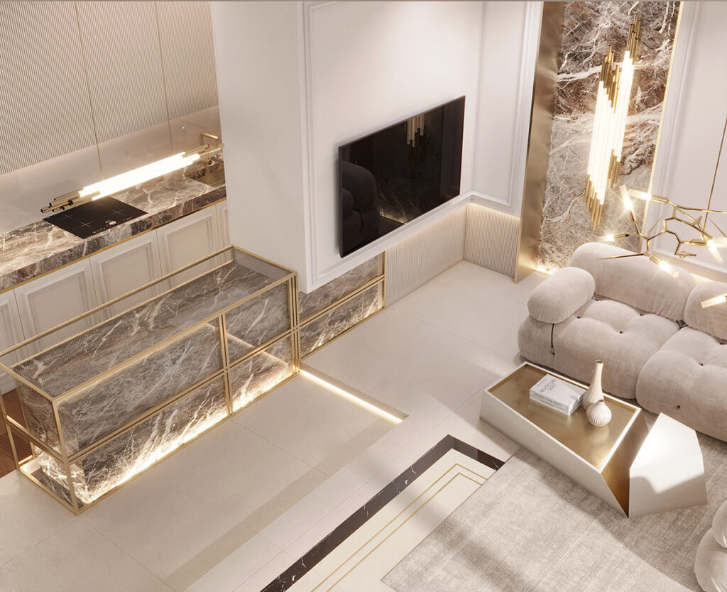 Fashioning Luxurious Interiors With Gold Accents