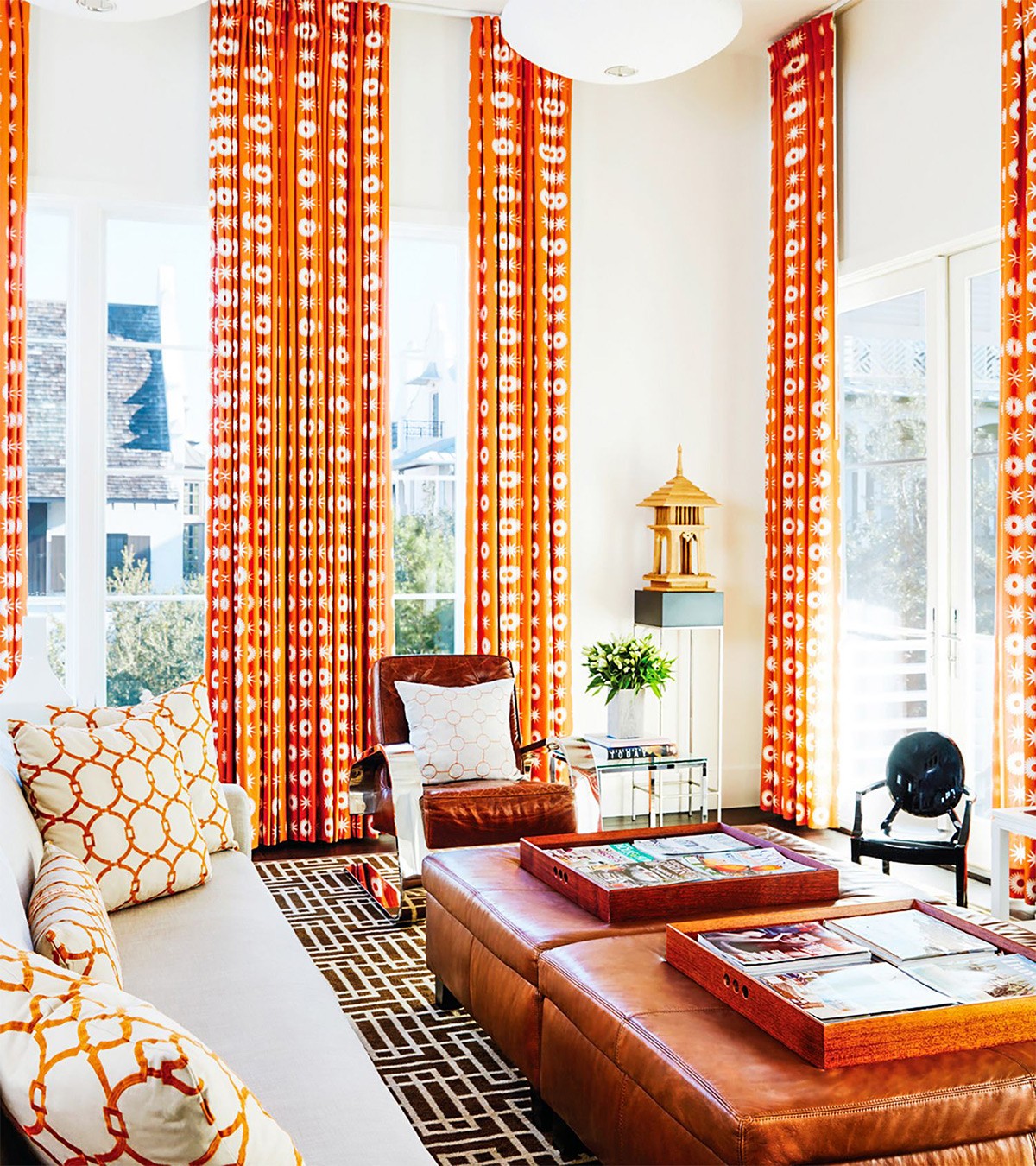 40 Orange Living Room Ideas With Tips And Accessories To Help You Design Yours