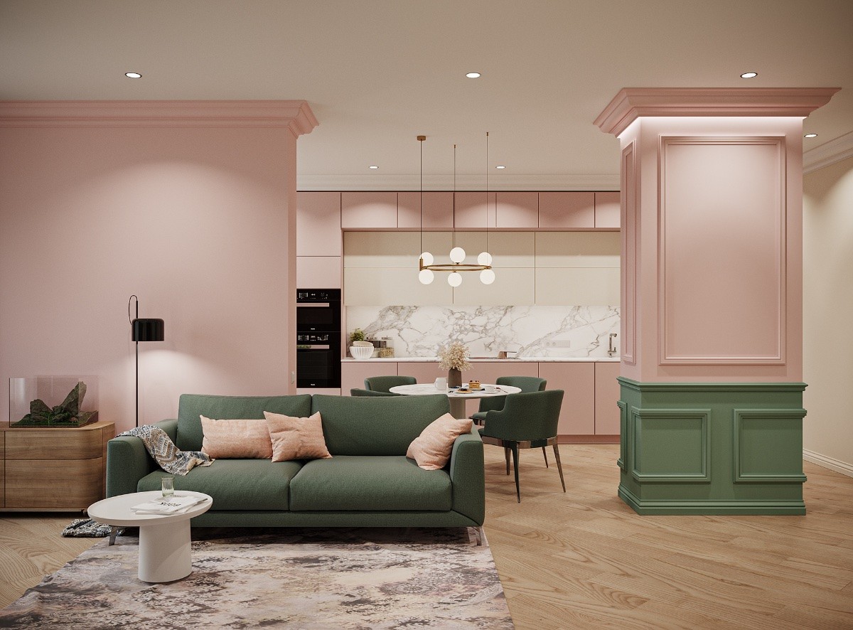 What Goes With Pink? 23 Interiors With Pink Color Combinations