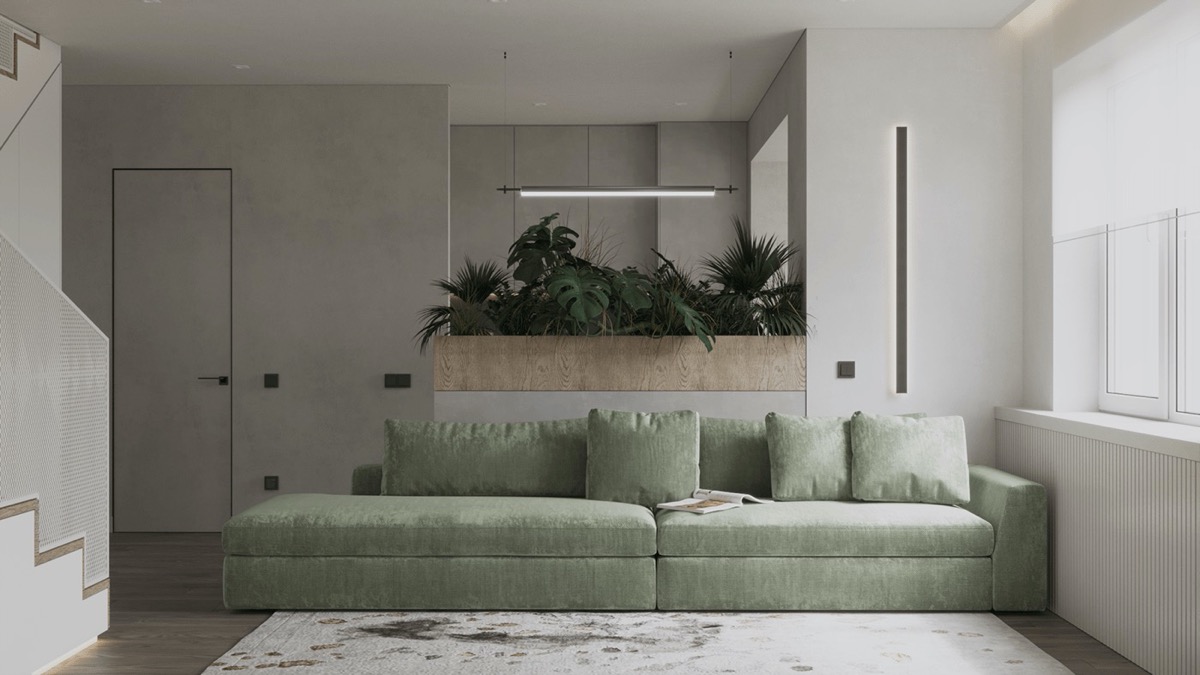Sage Green Couch Interior Design Ideas