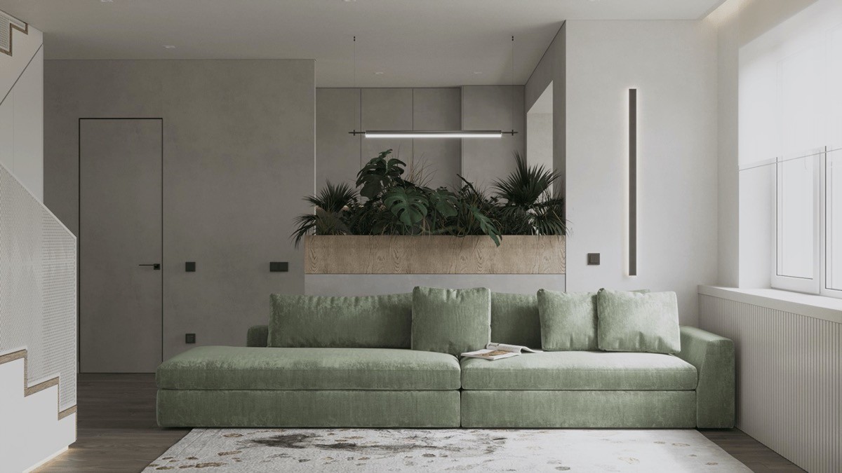 Sage Green Couch Interior Design Ideas