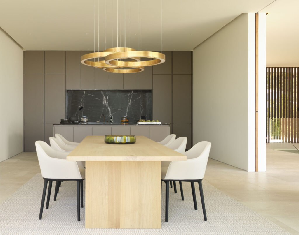 wooden dining table | Interior Design Ideas