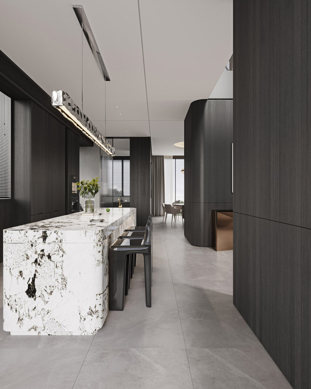 black kitchen bar stools Interior Design Ideas