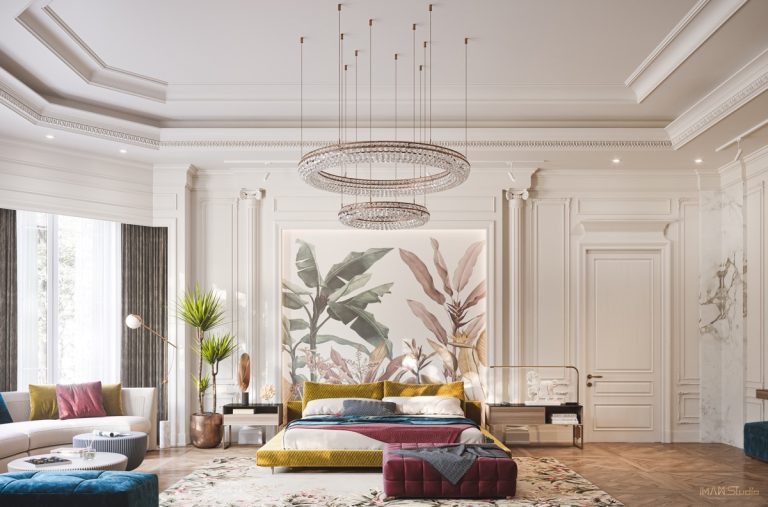 botanical bedroom | Interior Design Ideas