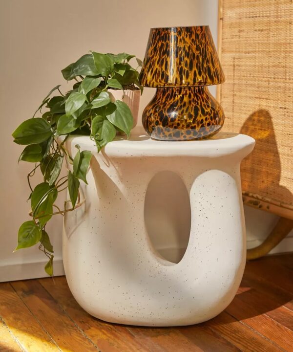 Ceramic side table discount