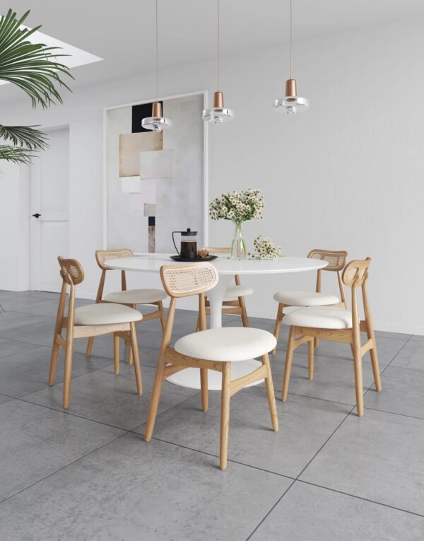 51 Cane Dining Chairs for a BohoChic Twist