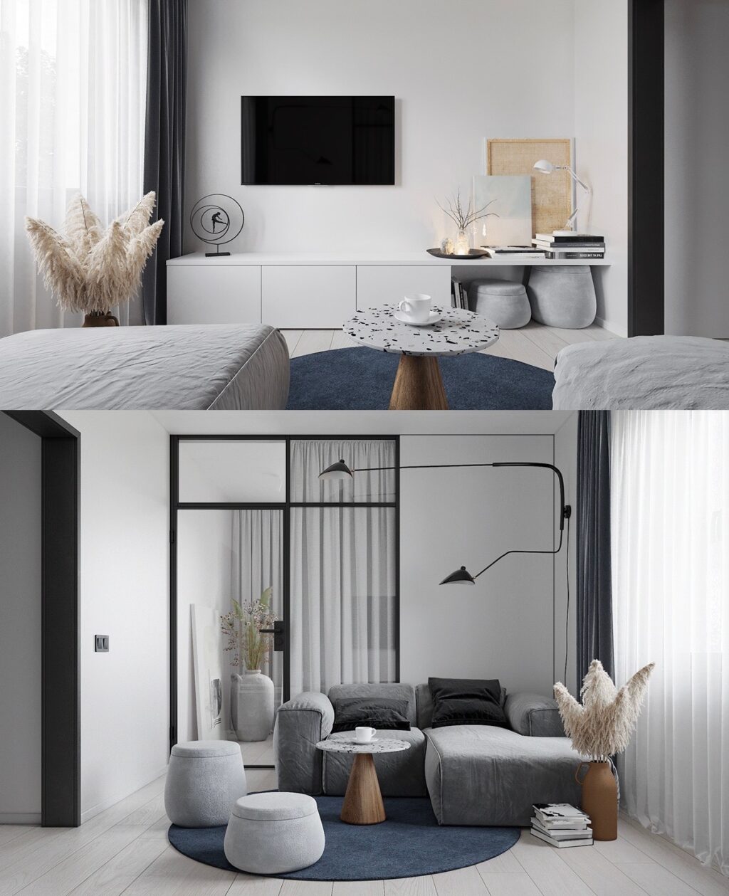 blue living room rug Interior Design IdeasInterior Design Ideas.