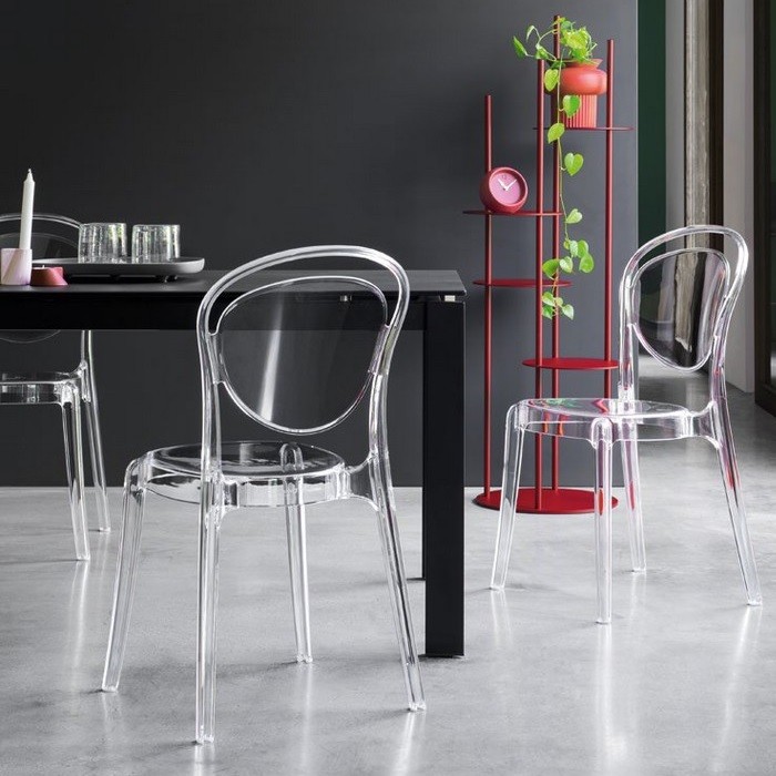 Modern and Chic Clear Acrylic Vanity Chair - Shop Now