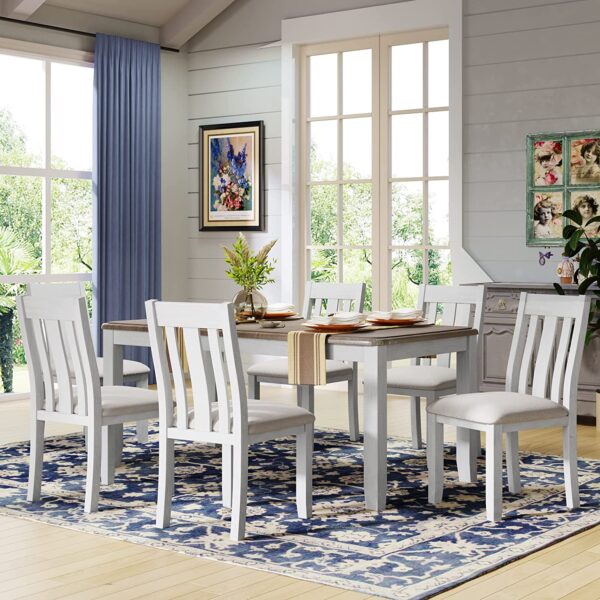 extra large white dining table with chairs charming contemporary rustic
