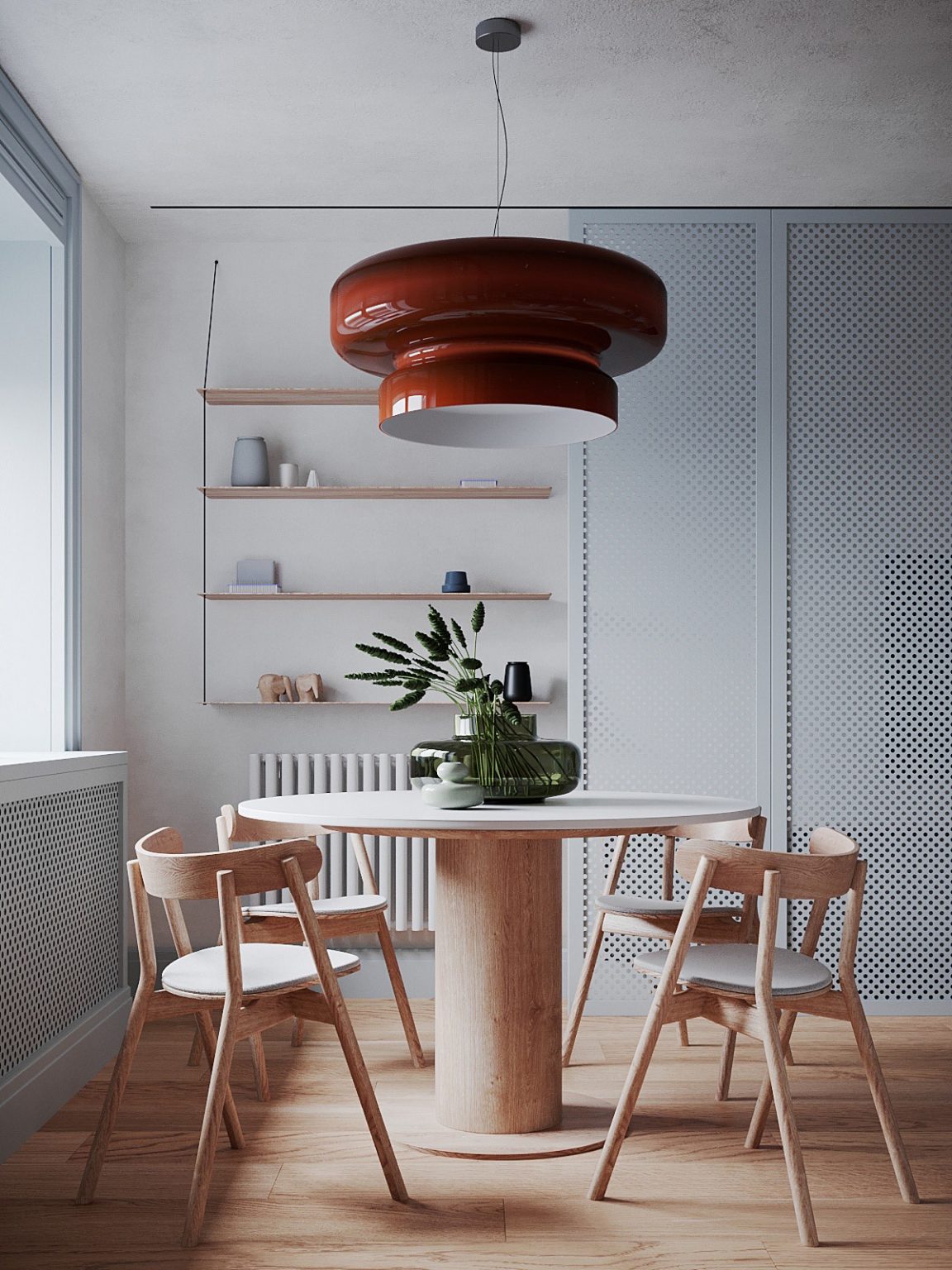 gray blue dining room Interior Design Ideas