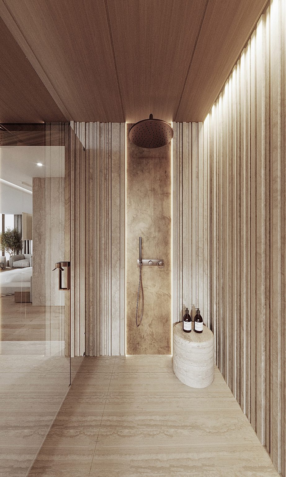 large shower head Interior Design Ideas