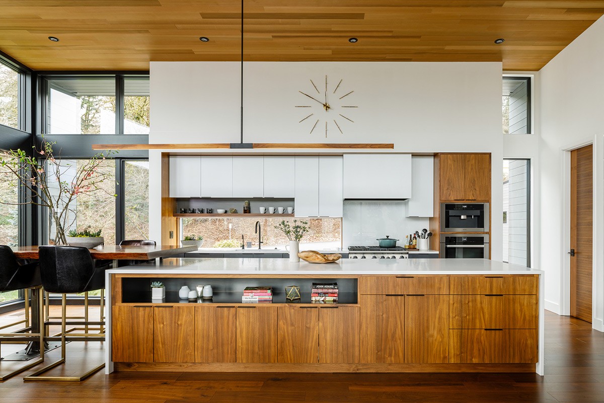 34 Timelessly Elegant Black And White Kitchens - DigsDigs