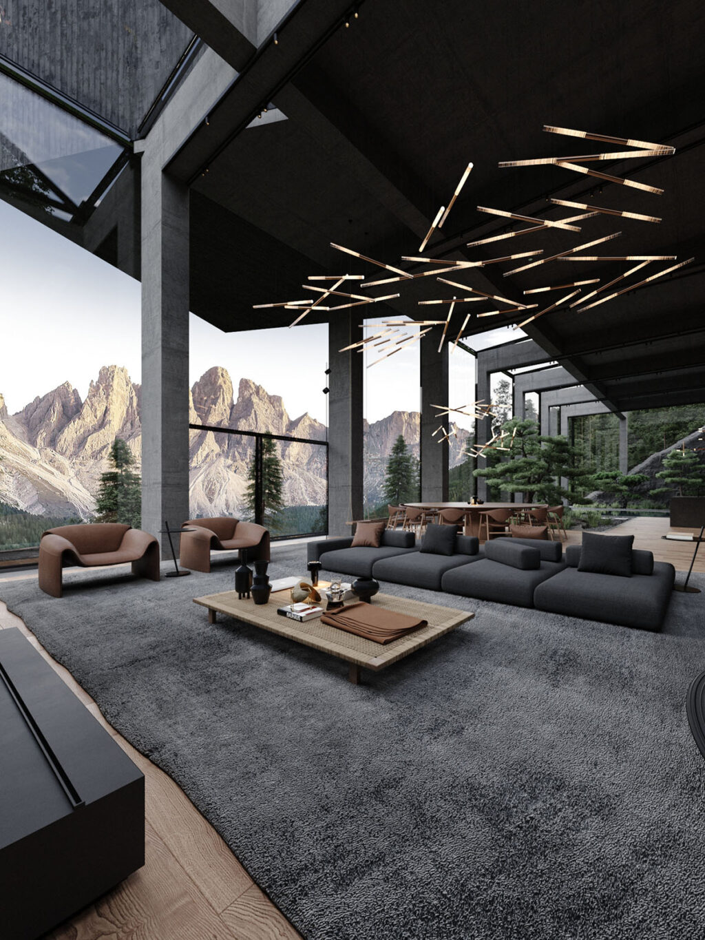 Mountainside Home That Honors The Picturesque Terrain