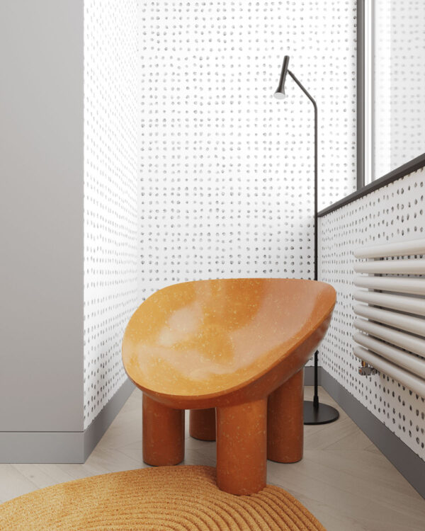 orange chair | Interior Design Ideas