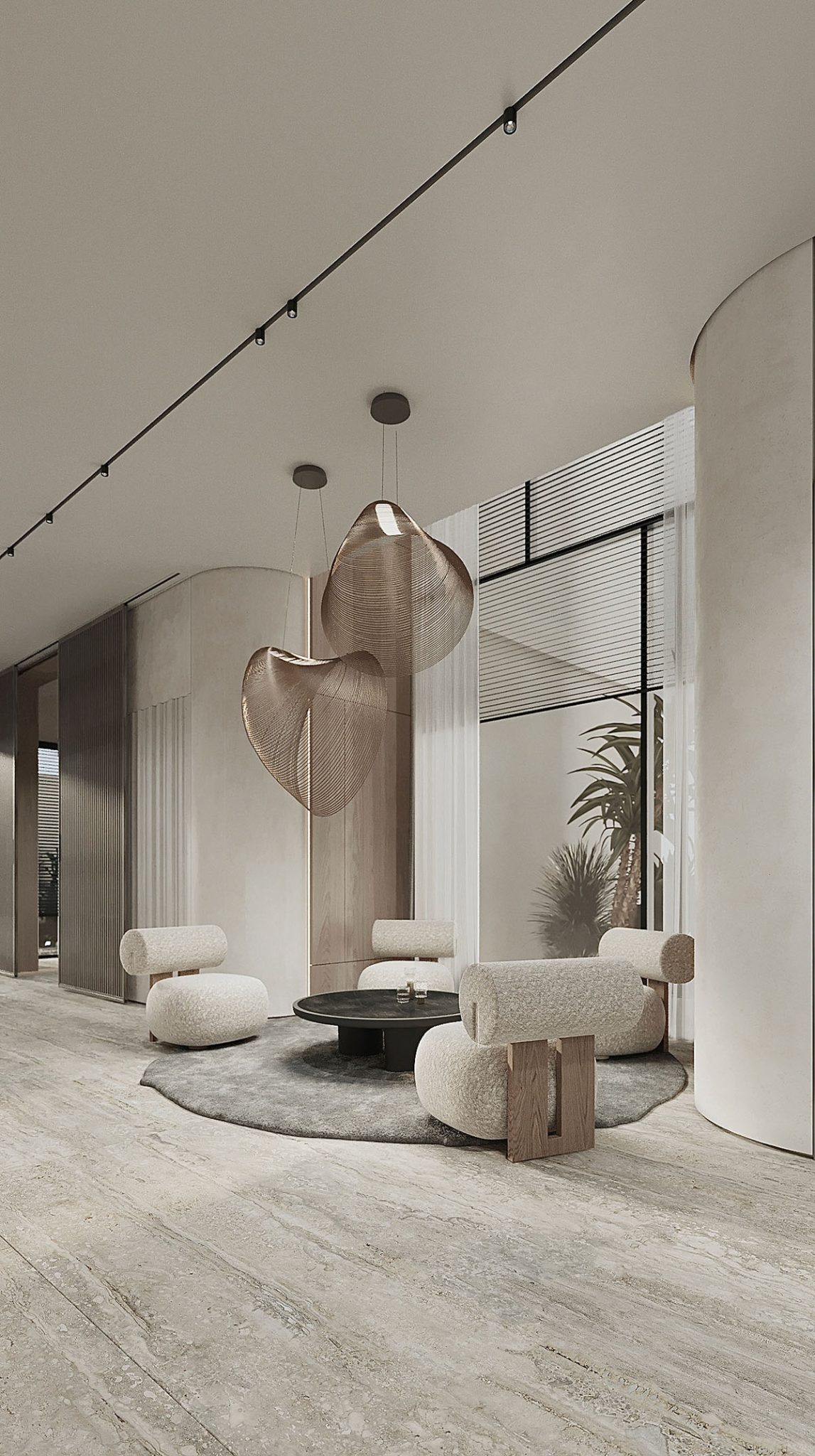 round coffee table Interior Design Ideas