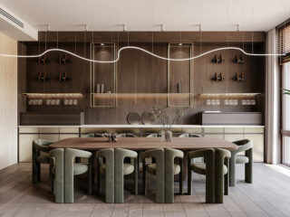 A Home Of Muted Colors And Soft Curves