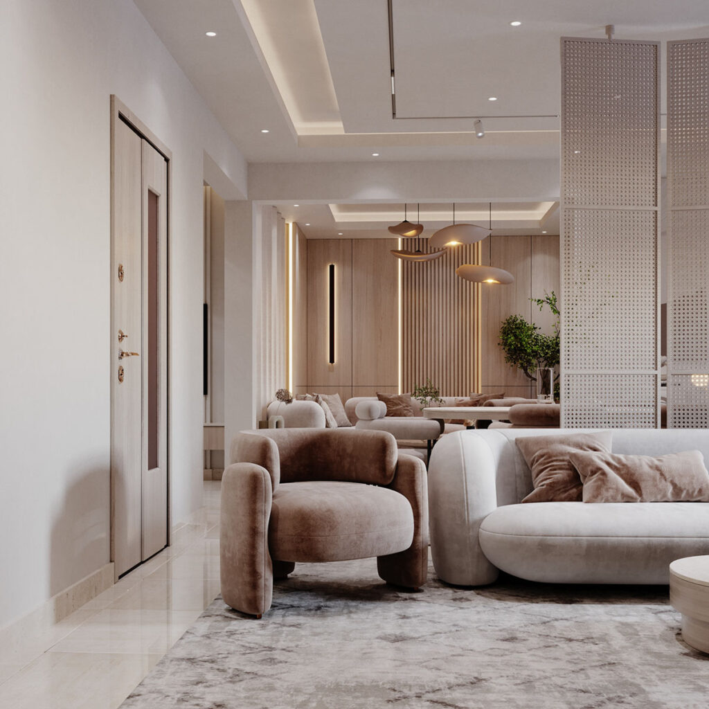 Elegant Beige And Brown Interiors With Modern Flair