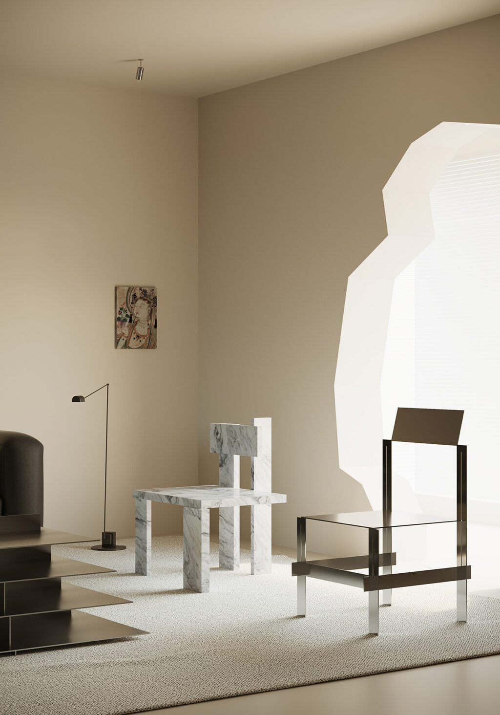 Minimalist Interiors That Display Designer Furniture Like Works Of Art
