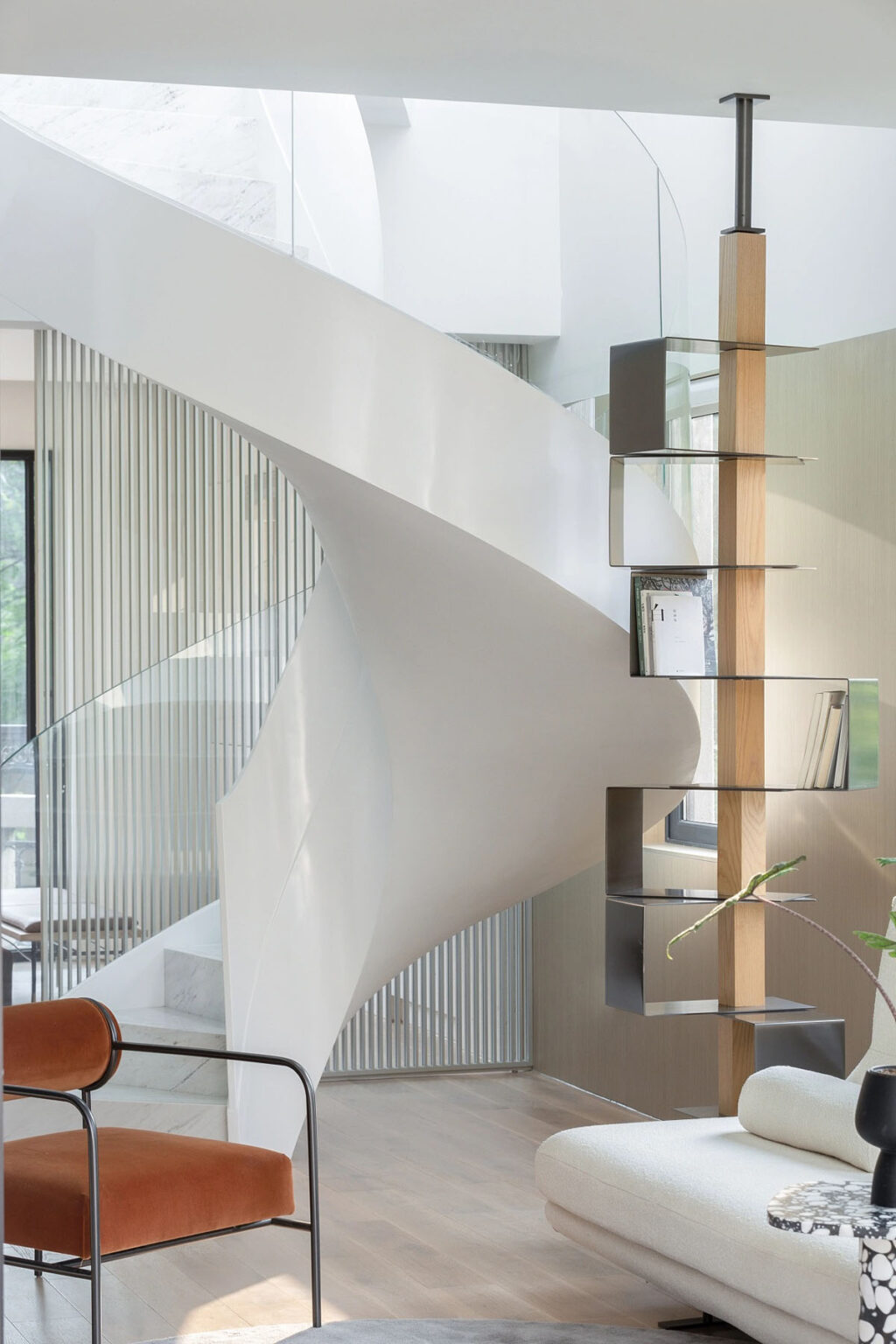 Stylish Modern Home Interior With Unique Accent Pieces