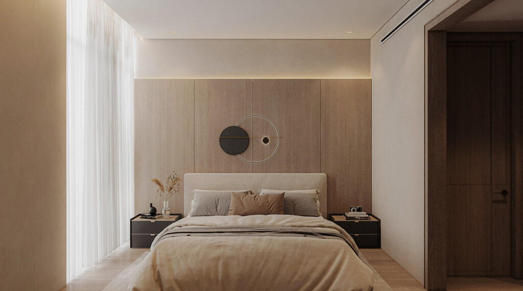 Modern Beige Interiors With Stylish TV Wall Ideas