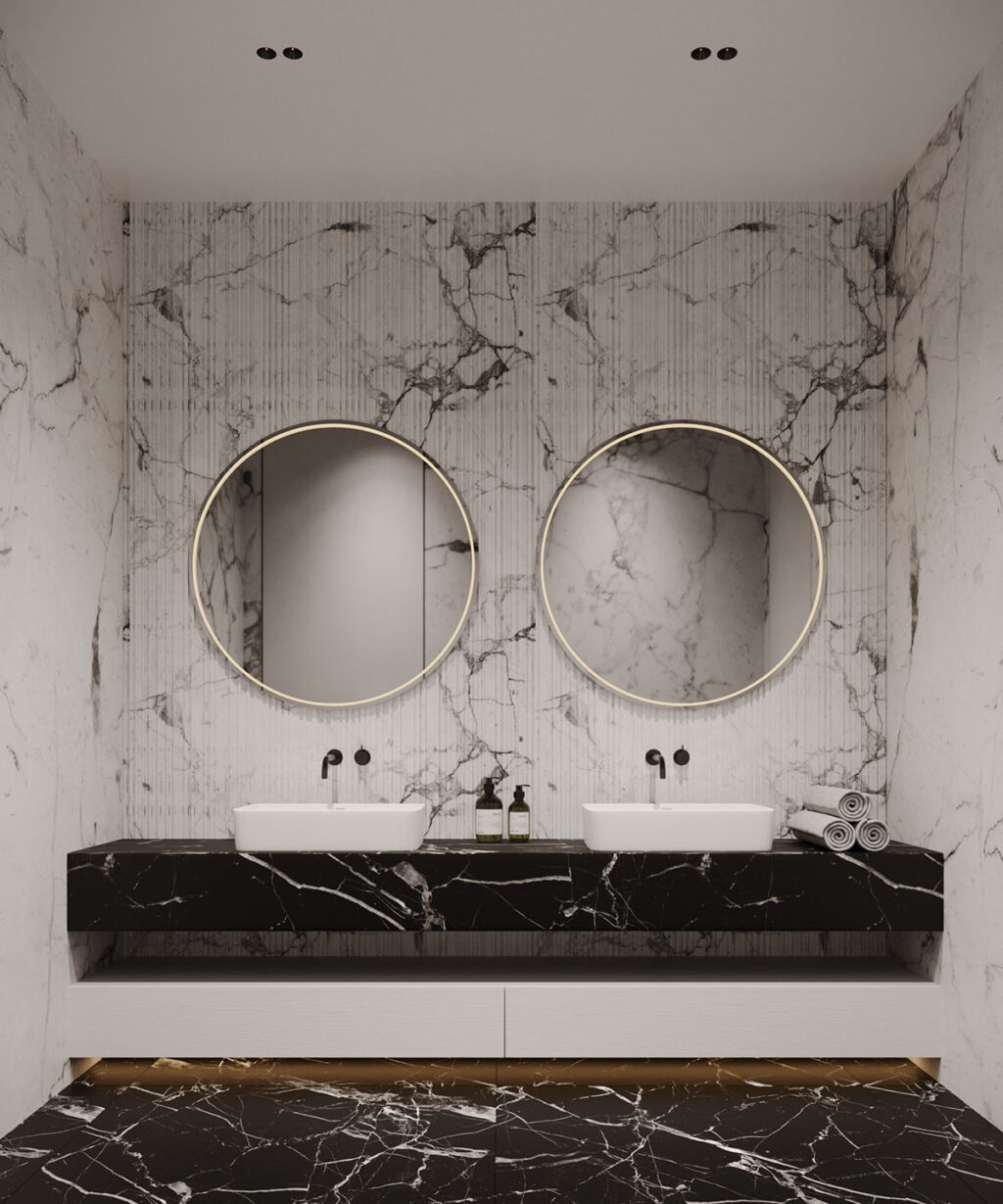 black marble bathroom vanity Interior Design Ideas