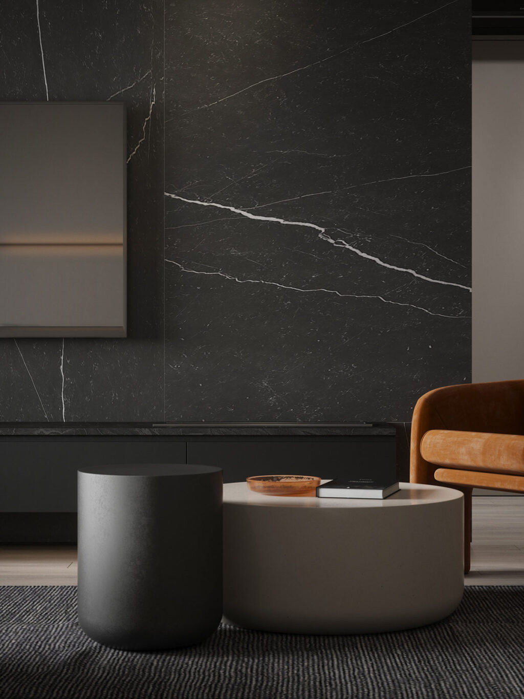 curved coffee table Interior Design Ideas