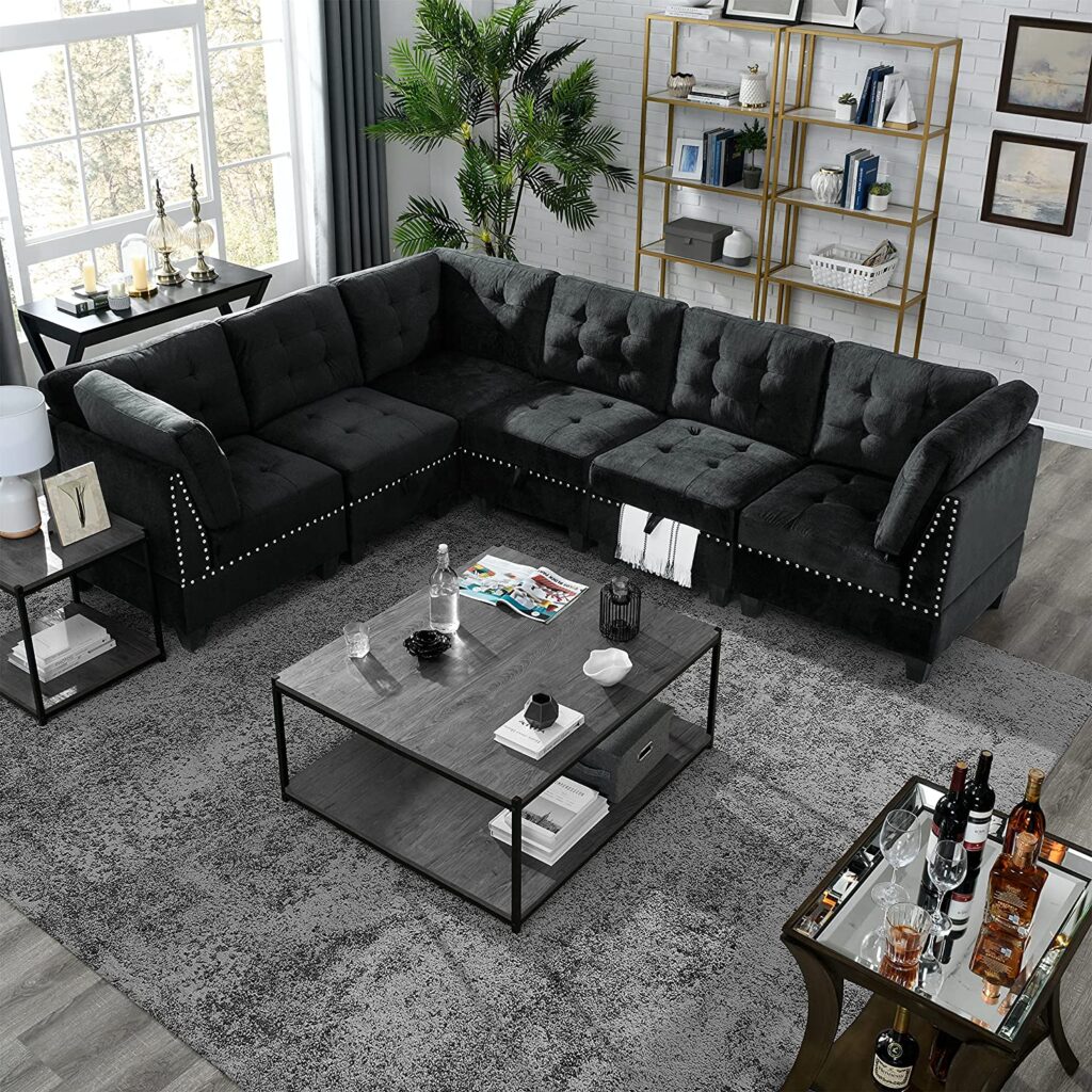 51 Black Couches that Blend Comfort and Chic Visual Drama
