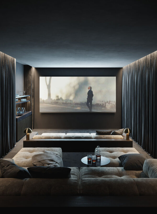 home theater decor schemes | Interior Design Ideas