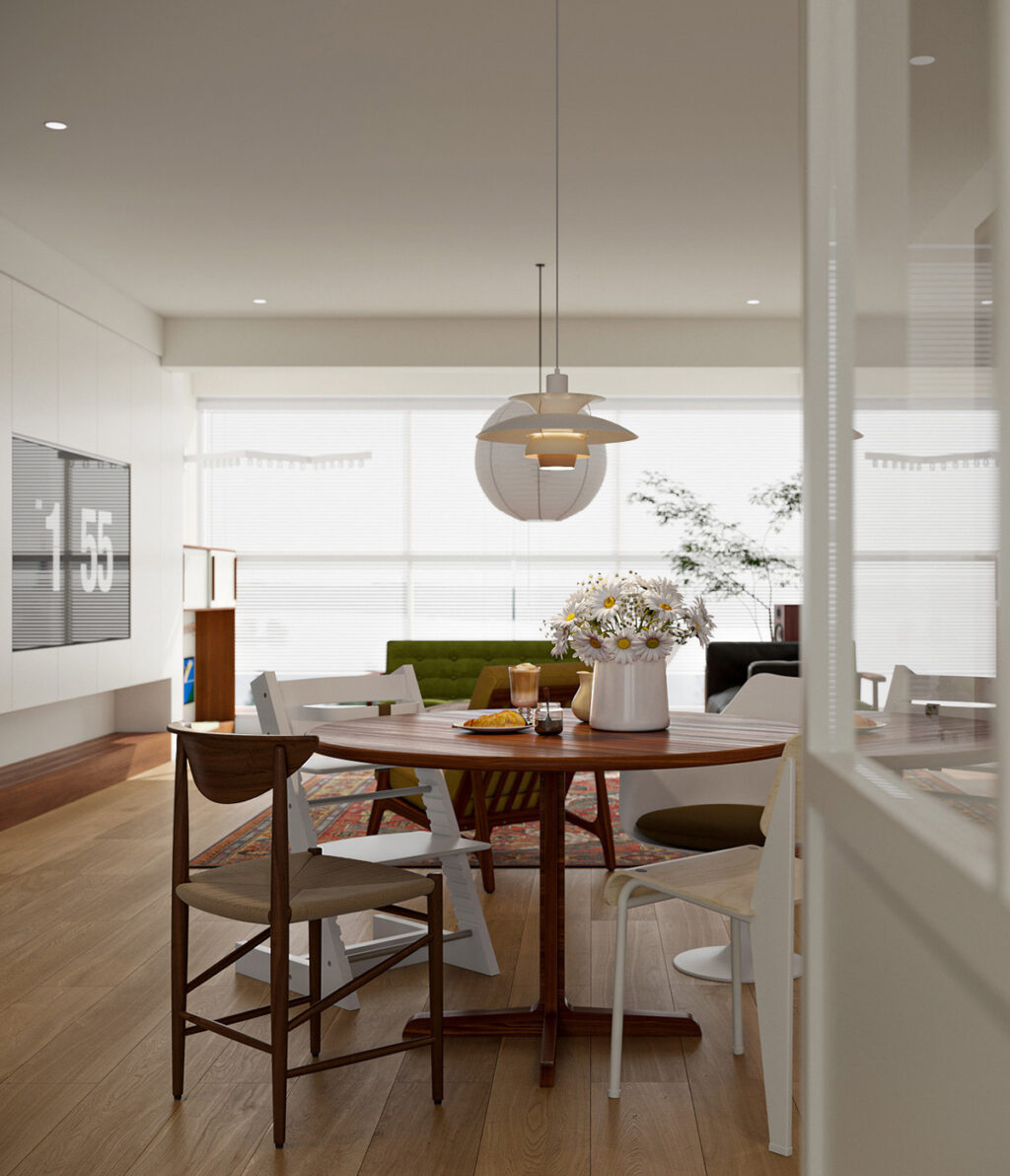 mid century modern dining table | Interior Design Ideas