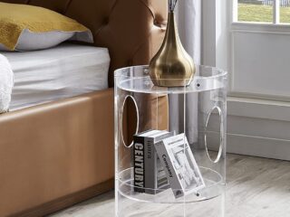 51 Acrylic Side Tables that Make Minimalism Look Glamorous