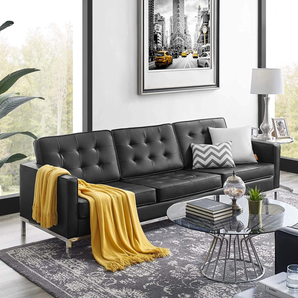 51 Black Couches that Blend Comfort and Chic Visual Drama