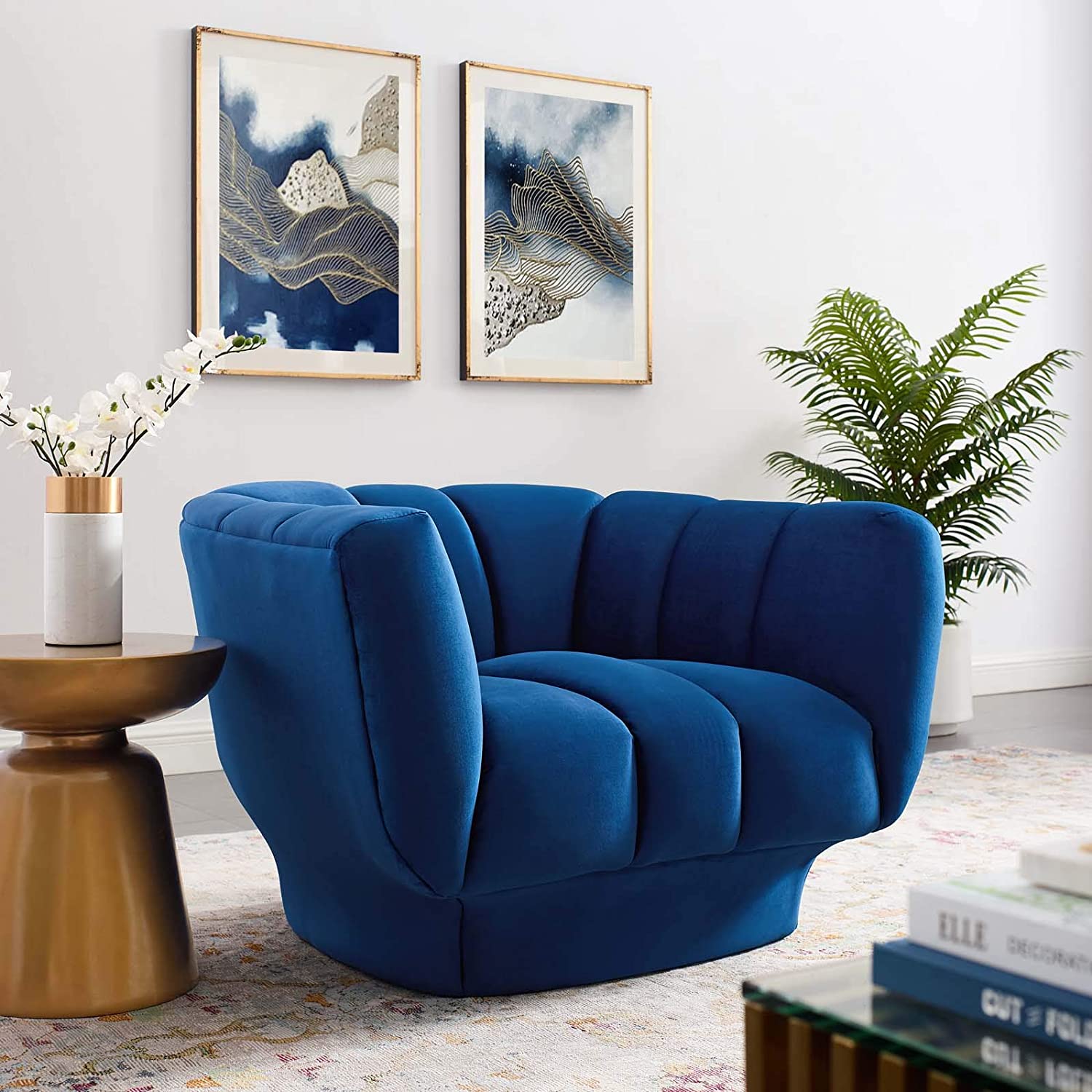 51 Blue Accent Chairs For A Cool New Hue