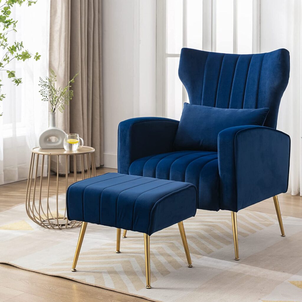51 Blue Accent Chairs for a Cool New Hue