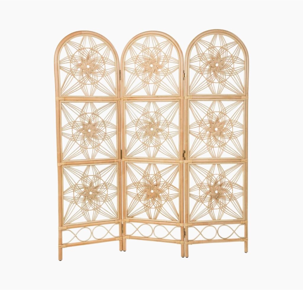 Rattan Room Divider Interior Design Ideas