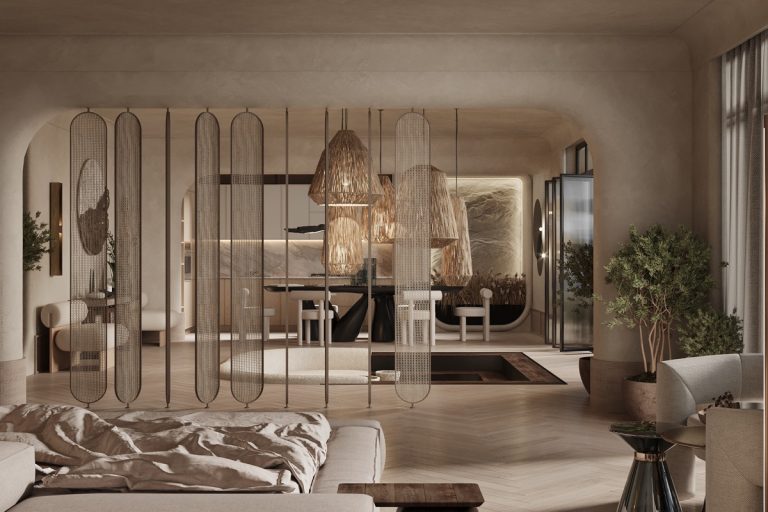 arched room dividers Interior Design Ideas