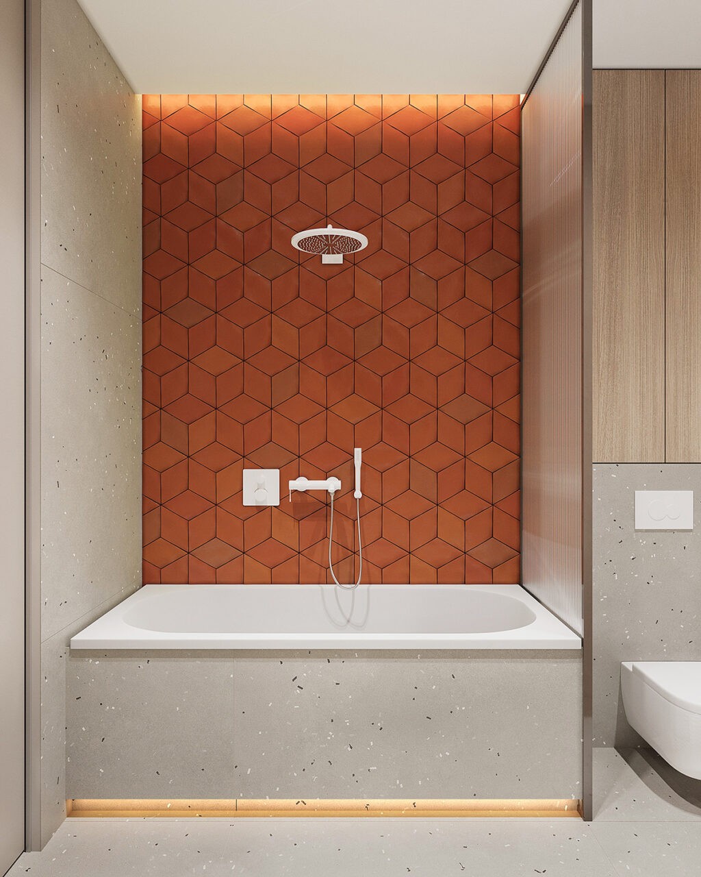 bathroom feature walls Interior Design Ideas