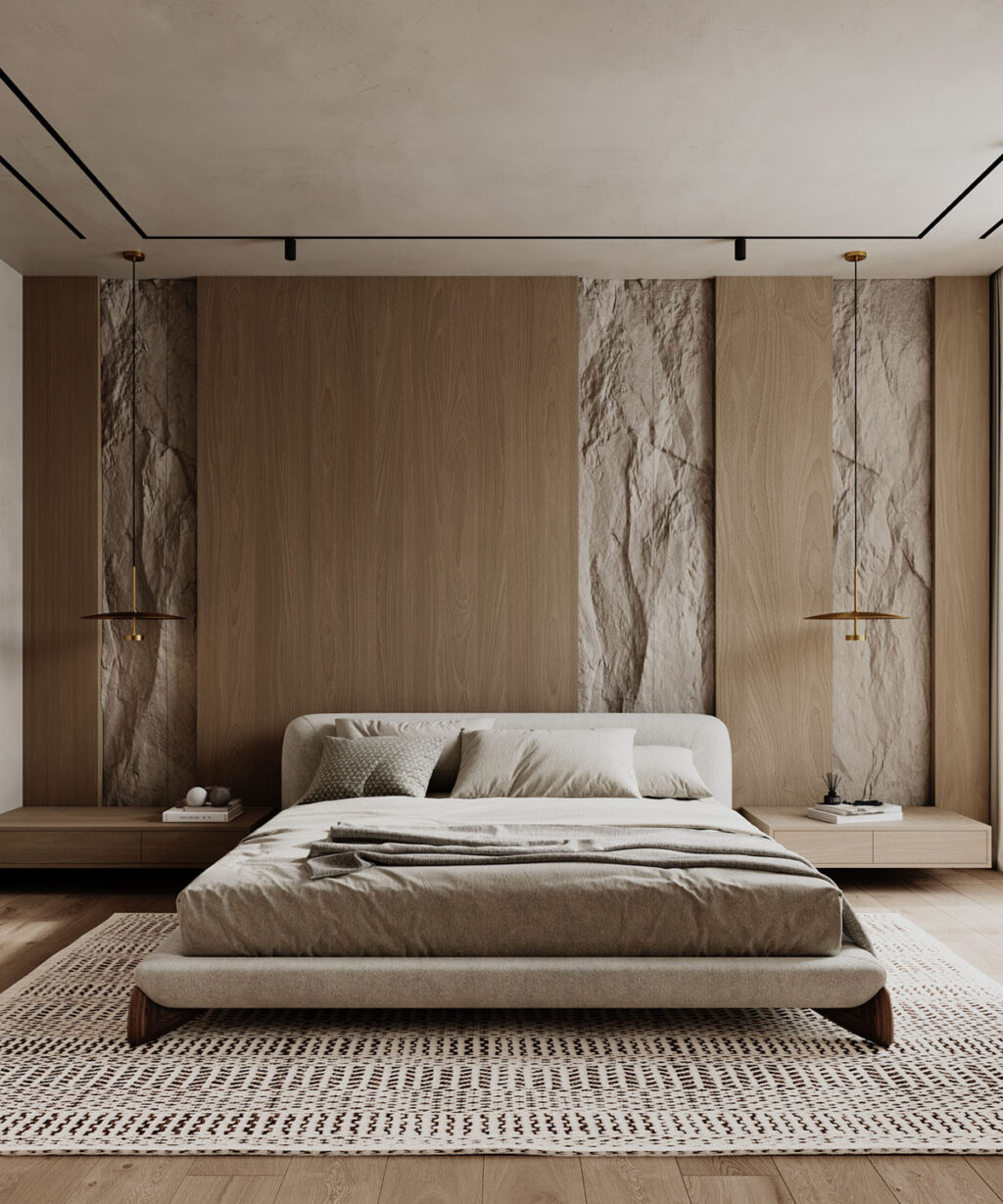 headboard feature wall Interior Design Ideas