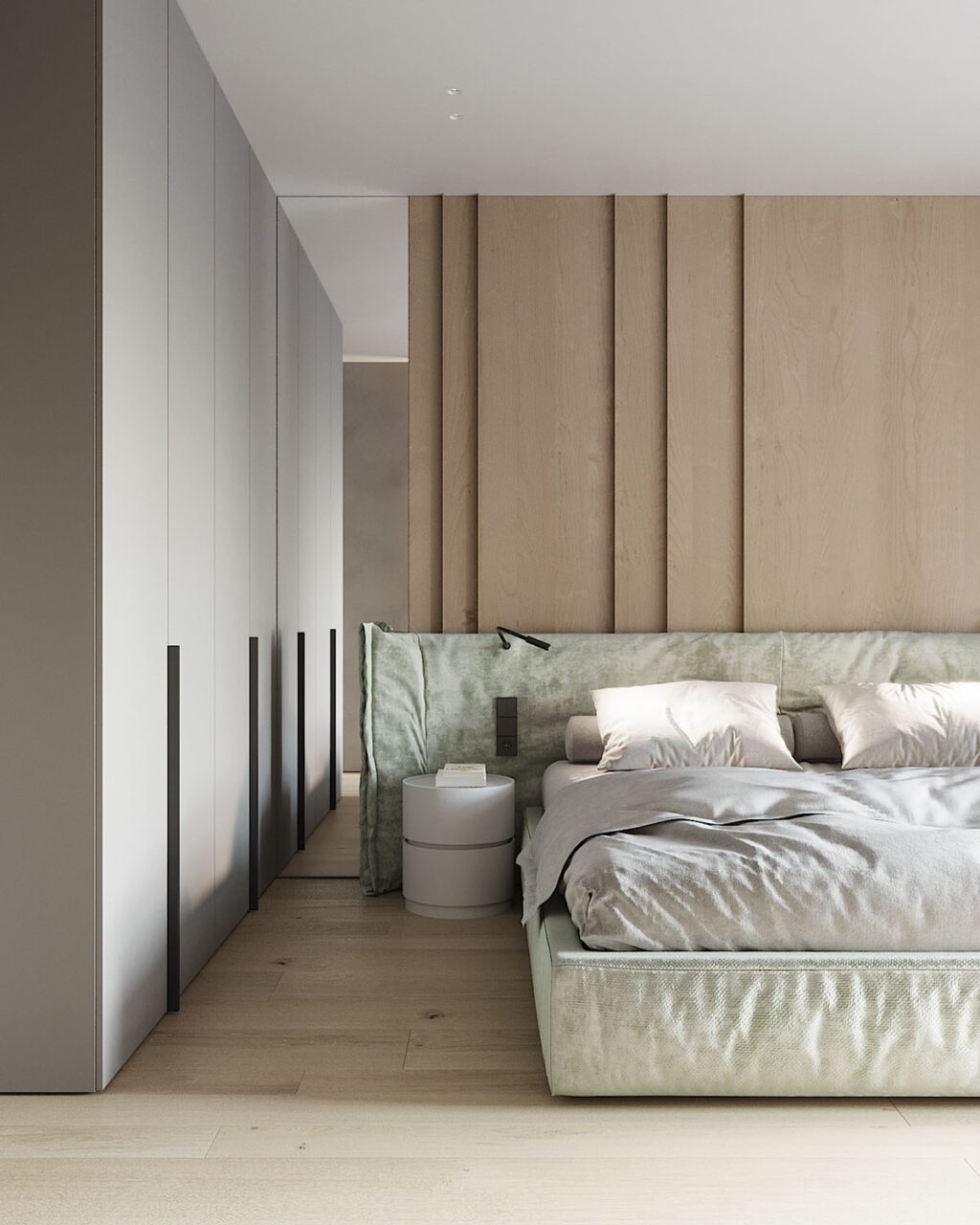 headboard feature wall Interior Design Ideas