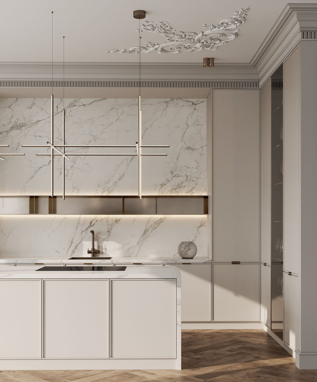 Neoclassical Interior Design With Confident Flair